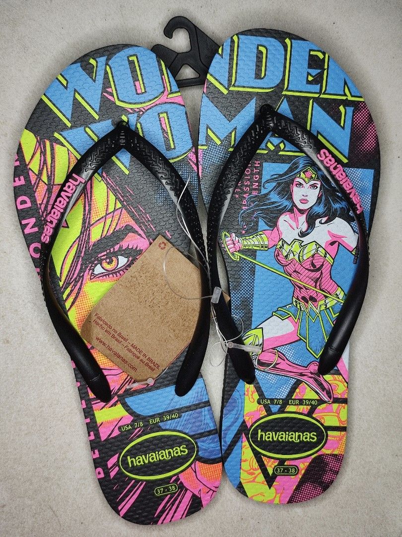 Havaianas Slim Wonder Woman Flip Flops Women s Fashion Footwear