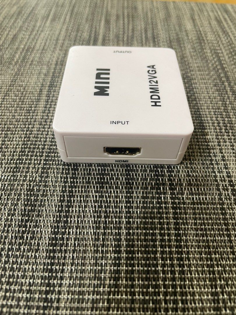 HDMI轉VGA hdmi to vga 轉換器 轉換線 轉接器 適用於PS4 SWITCH 機上盒 投影 含音源線孔, 電腦及科技產品 ...