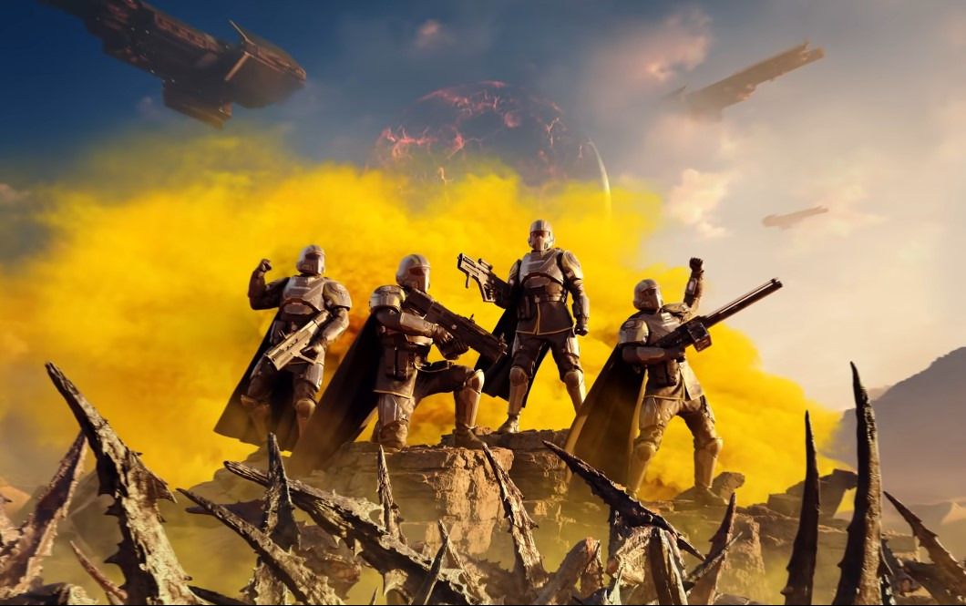 HELLDIVERS 2 (Category: PlayStation) located in Singapore. Submitted by game_sale (Listing ID 1274409544, Image 3). Description: Genre: 3rd Person Shooter Mode: Single, 2-4 players co-op online Region: R1/R3 About Fight for freedom across a hostile galaxy in this frenetic third-person cooperative team shooter. Join forces with up to four friends and wreak havoc on an alien scourge threatening the safety of your home planet, Super Earth, in this m