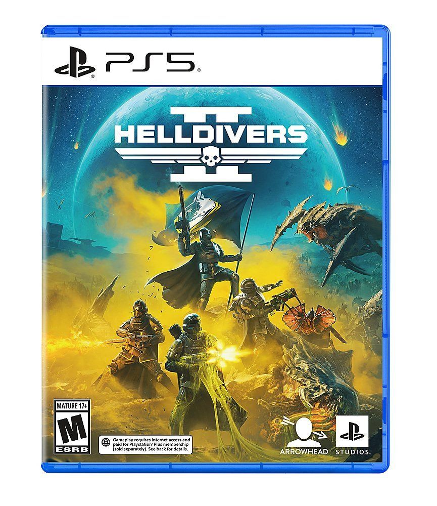 HELLDIVERS 2 (Category: PlayStation) located in Singapore. Submitted by game_sale (Listing ID 1274409544, Image 2). Description: Genre: 3rd Person Shooter Mode: Single, 2-4 players co-op online Region: R1/R3 About Fight for freedom across a hostile galaxy in this frenetic third-person cooperative team shooter. Join forces with up to four friends and wreak havoc on an alien scourge threatening the safety of your home planet, Super Earth, in this m