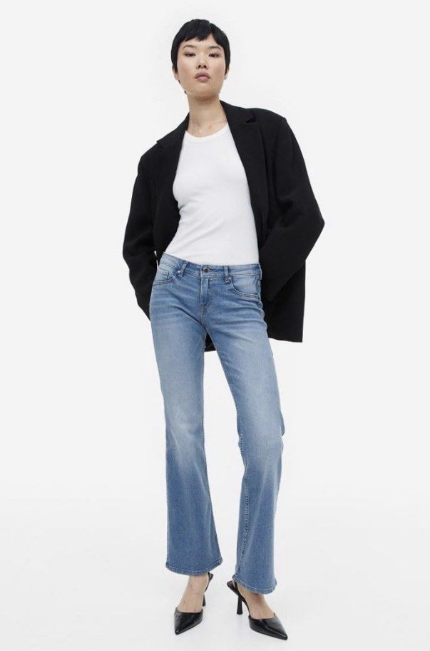 Bootcut low waist shop jeans h & m