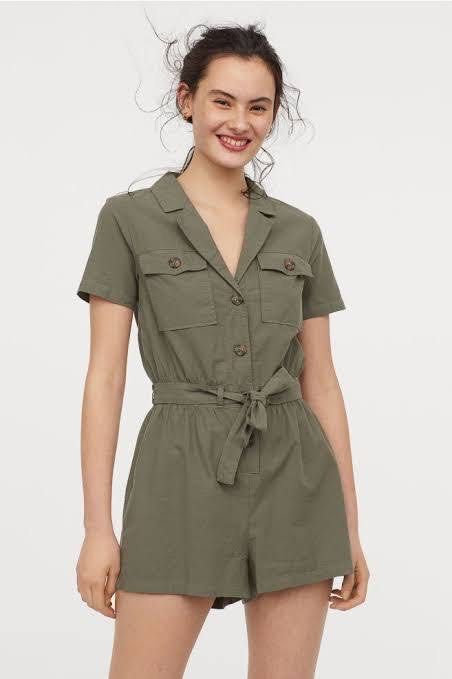 H&m top short jumpsuit