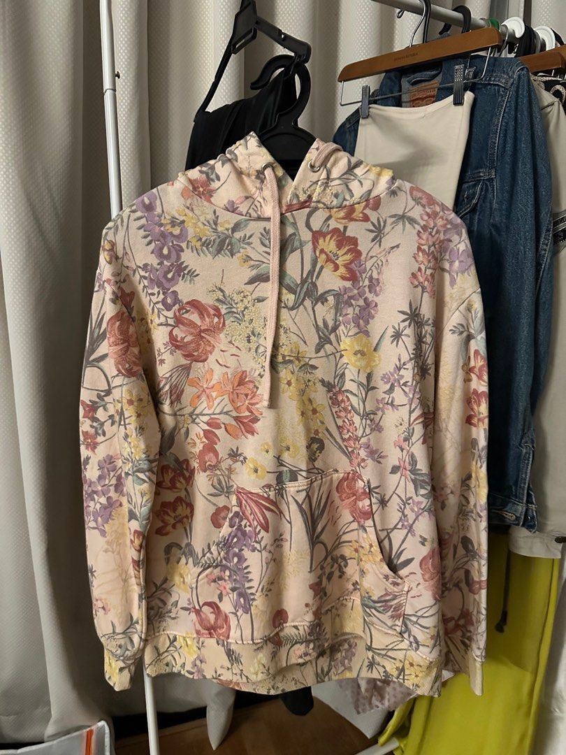 Lucky Brand Floral Hoodie Jacket, Women's Fashion, Coats, Jackets and  Outerwear on Carousell