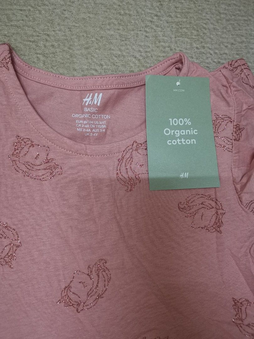 Organic cotton top h&m
