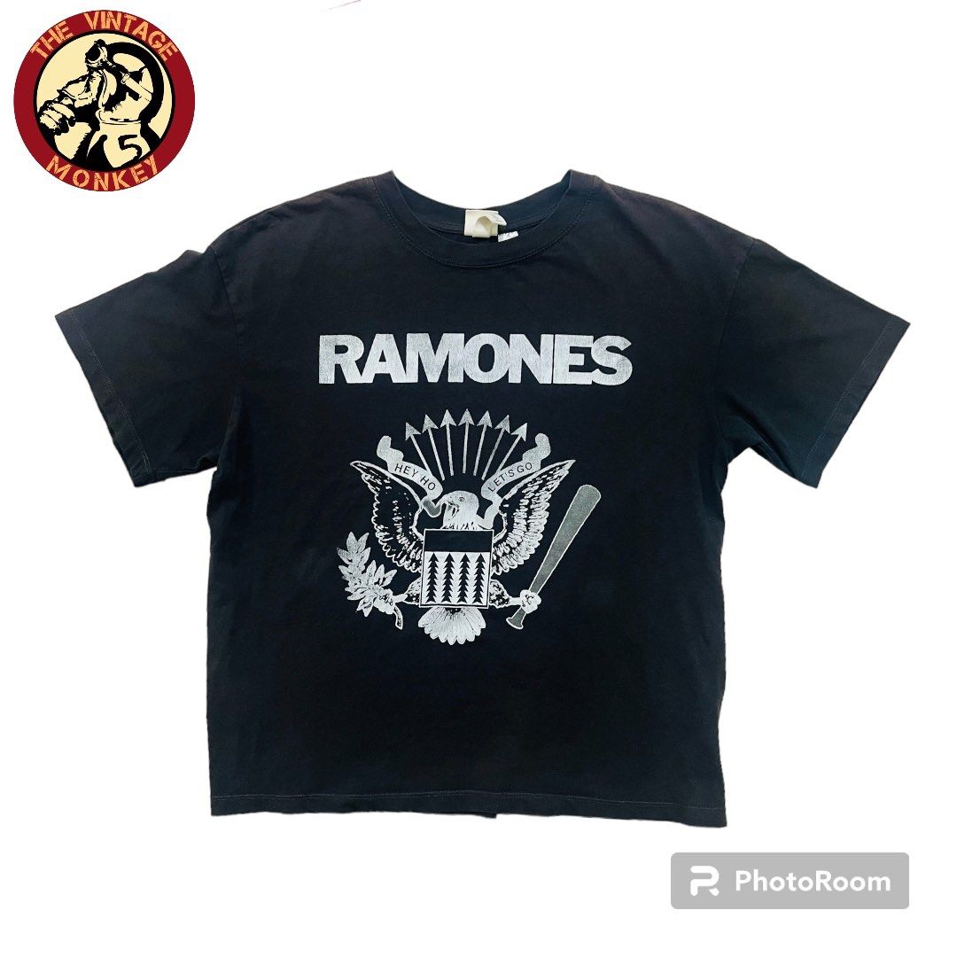 H M Ramones Oversived TShirt Men s Fashion Tops Sets Tshirts