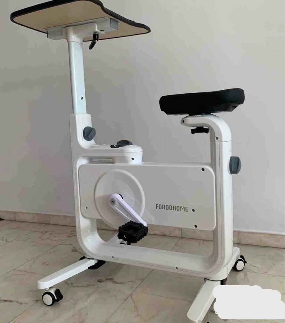 Stationary bike cheap work station