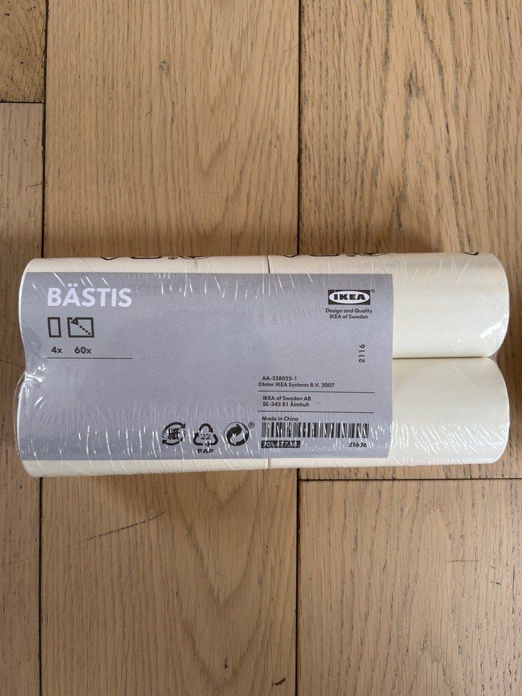 Ikea Bastis lint removal paper, 傢俬＆家居, 家居清潔及護理用品, 清潔工具 Carousell