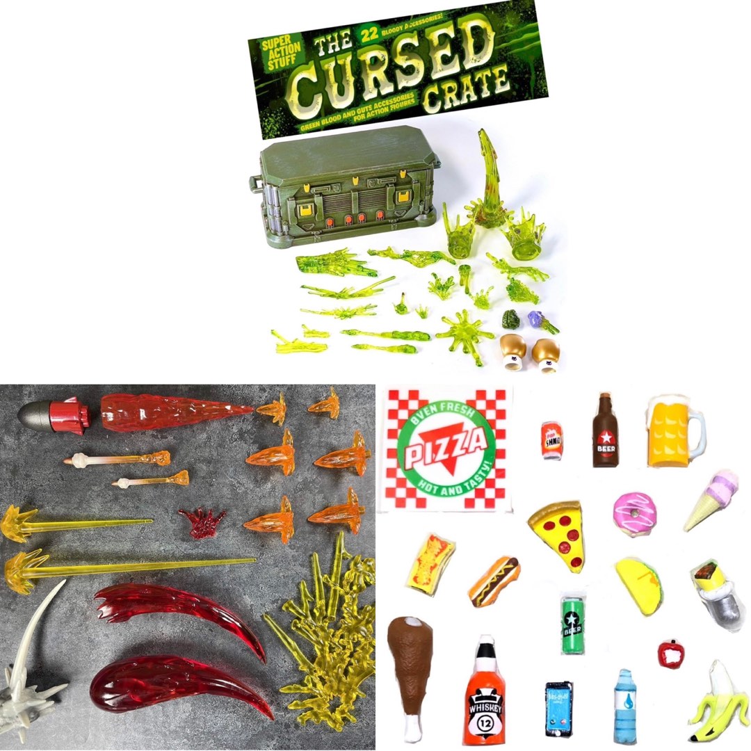 Super Action Stuff! The Cursed Crate Action Figure Accessories