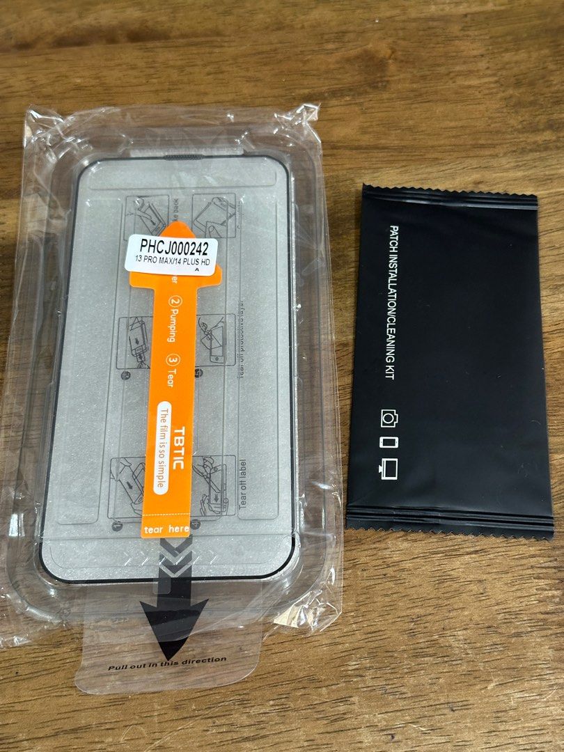 Iphone 13 pro max/14 plus HD Screen protector (Category: Cases & Sleeves) located in Taytay. Submitted by happyhanger (Listing ID 1274426132, Image 1). Description: Brand new.