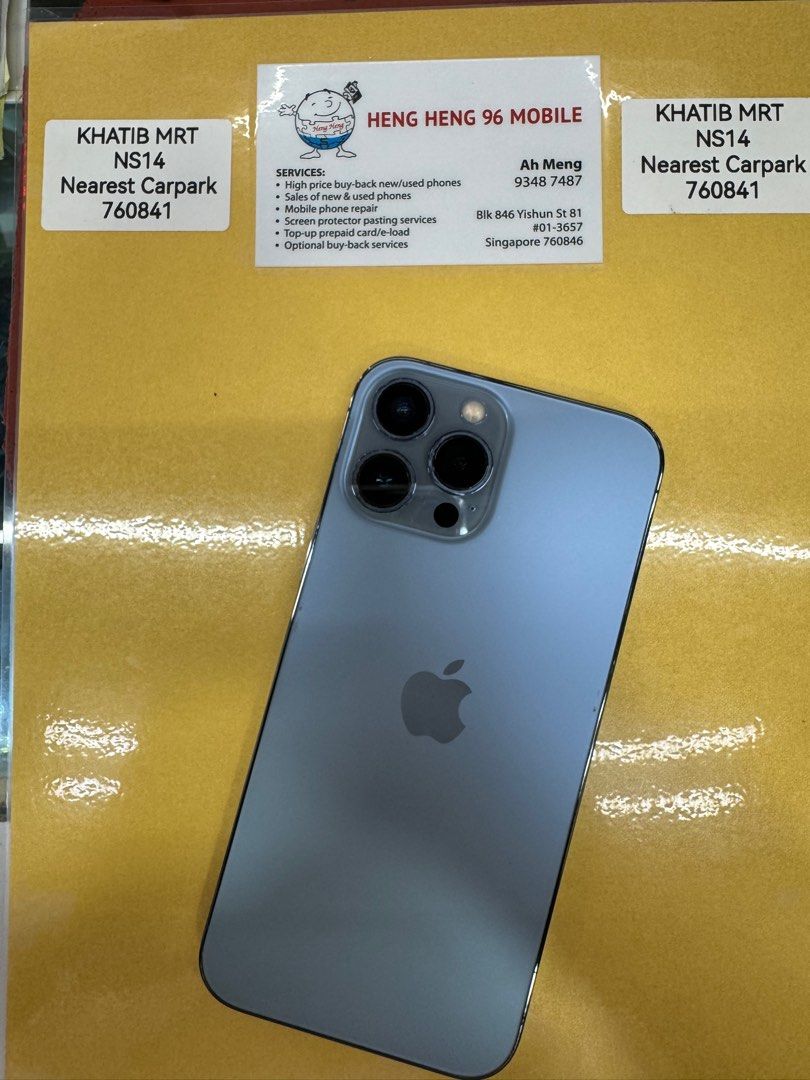 iPhone 13 Pro Max Sierra Blue 128GB, Mobile Phones & Gadgets