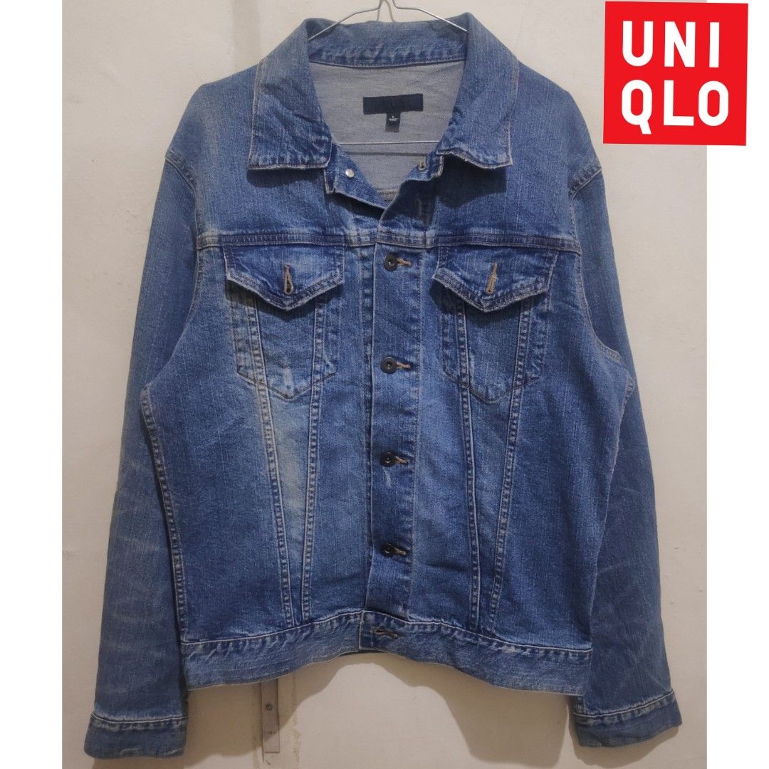 Jaket levis uniqlo shop