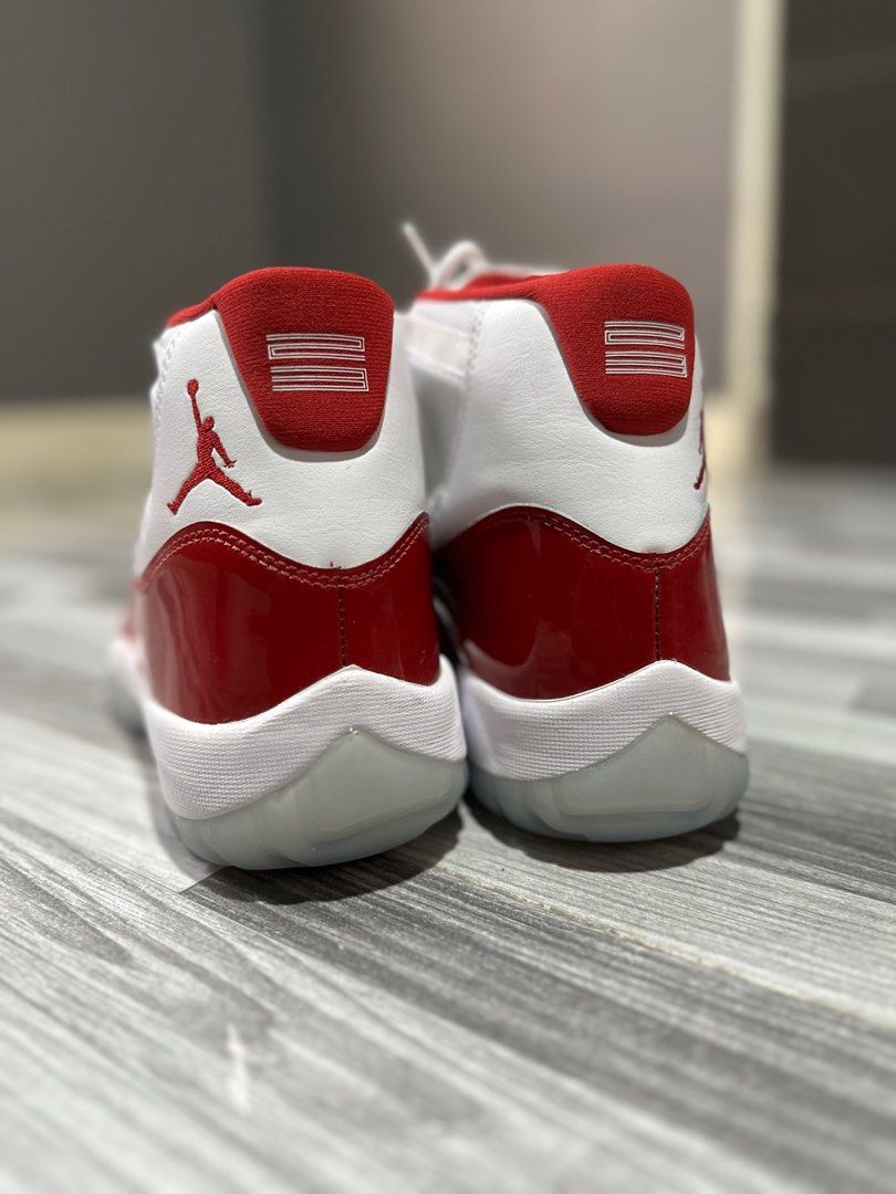 Jordan 11 Cherry Red Men s Fashion Footwear Sneakers on Carousell