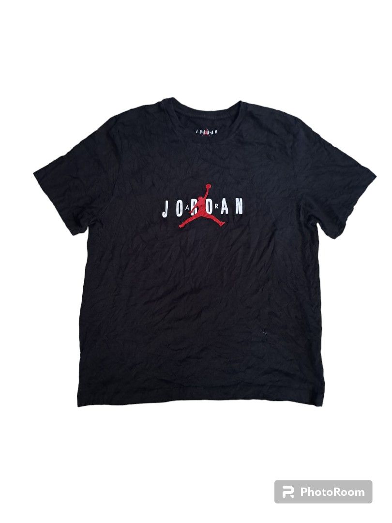 Jordan shirt black and red sales