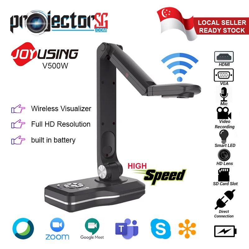 Joyusing V500W Wireless Visualizer | Document Camera (Built-in-Battery ...