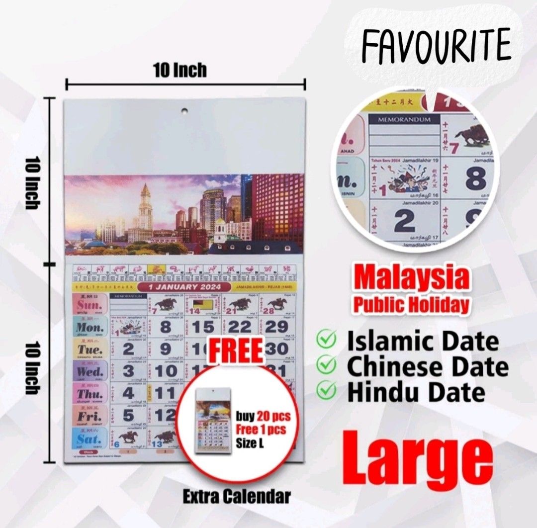 Kalendar Kuda 2024, Hobbies & Toys, Stationery & Craft, Other