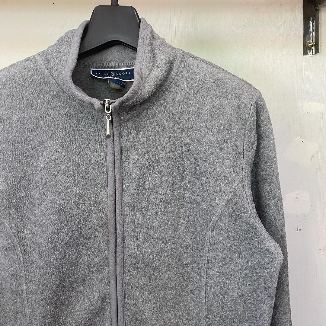 Karen scott sport fleece jacket store