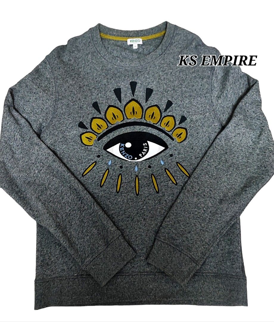 Kenzo eye 2024 sweatshirt grey