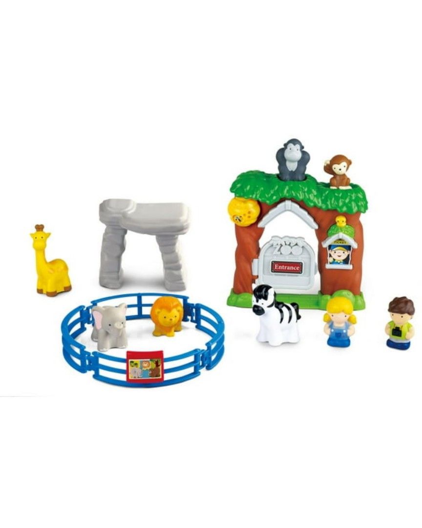 Kid Connection Safari Zoo Play Set Babies Kids Infant Playtime