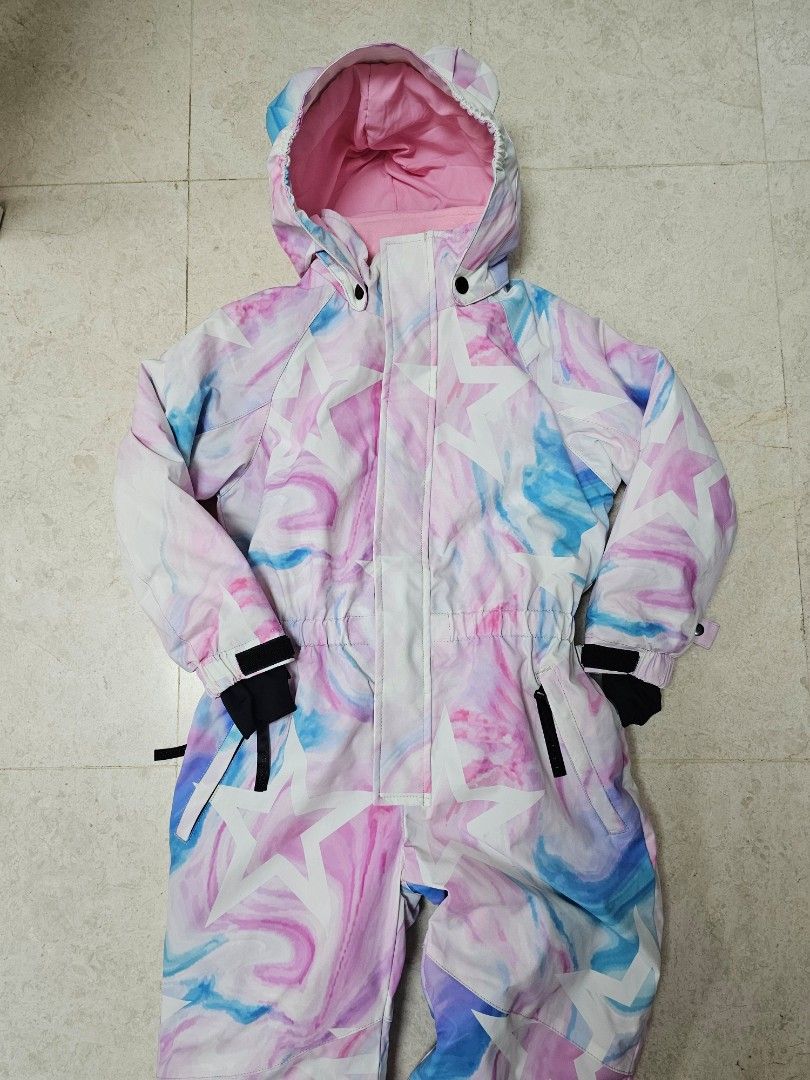 Girls winter top snowsuit
