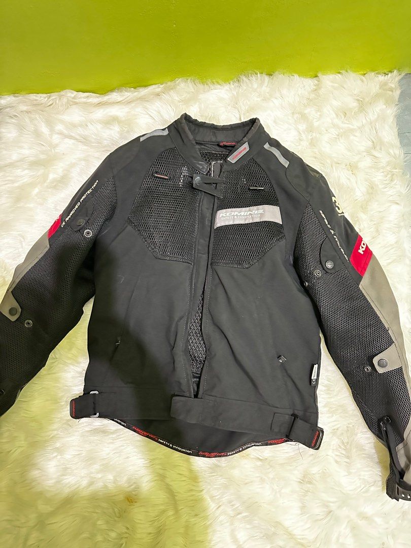 Komine Riding Jacket Men Womens Medium Large Great Condition Shipping only same day delivery or courier Motorbikes Motorbike Parts Accessories Helmets and other Riding Gears on Carousell