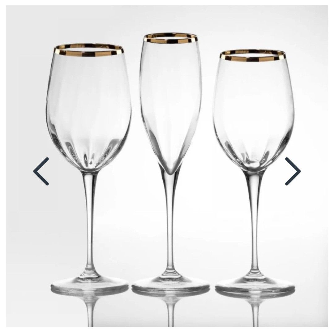 La Reine Italian Wine Glasses Crazy Discounted Price, Furniture