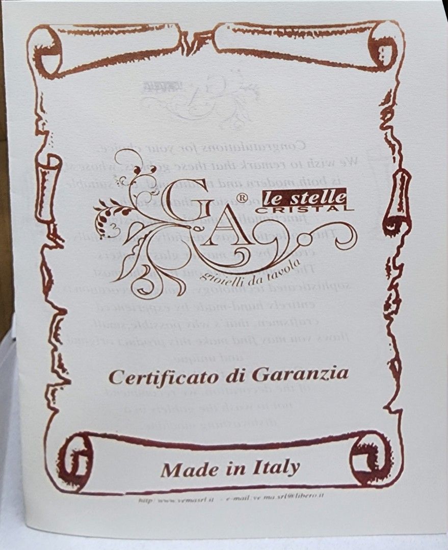 La Reine Italian Wine Glasses Crazy Discounted Price, Furniture