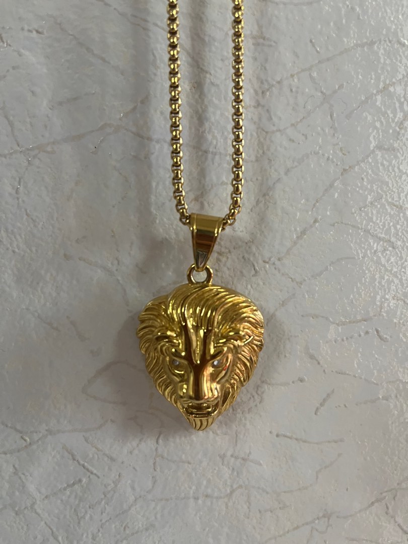 LeBron James King Gold Chain Hip Hop NBA Carousell