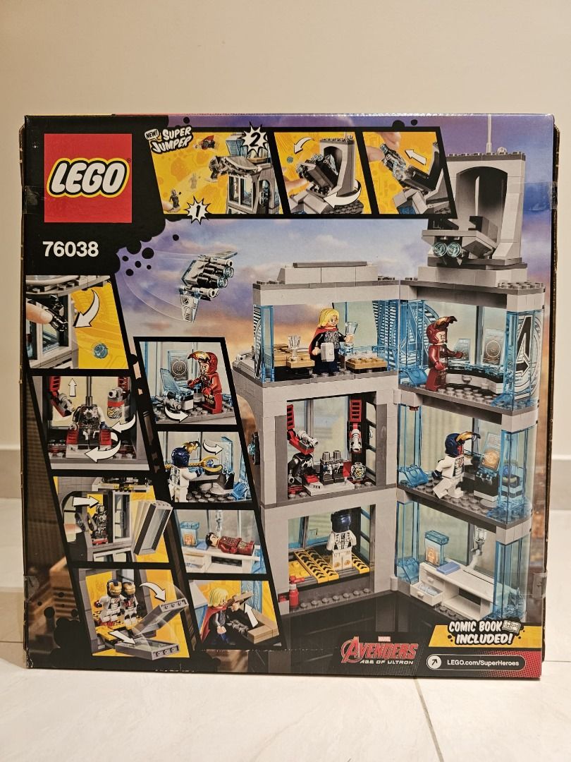 Lego super heroes attack on avengers tower 76038 top