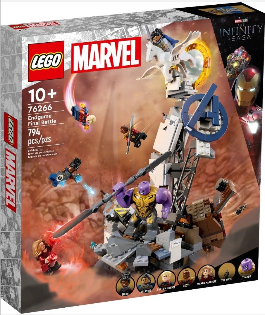Lego Marvel Endgame Final battle (Category: Lego & Building Sets) located in Makati City. Submitted by teamT (Listing ID 1274413741, Image 1). Description: Brand new, sealed, authentic. Available for pickup, shipping or meetup (Makati) Payment through Gcash, Maya or bank transfer..