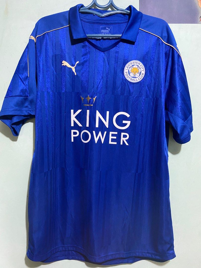Leicester City football shirt, Men's Fashion, Tops & Sets, Tshirts & Polo Shirts on Carousell