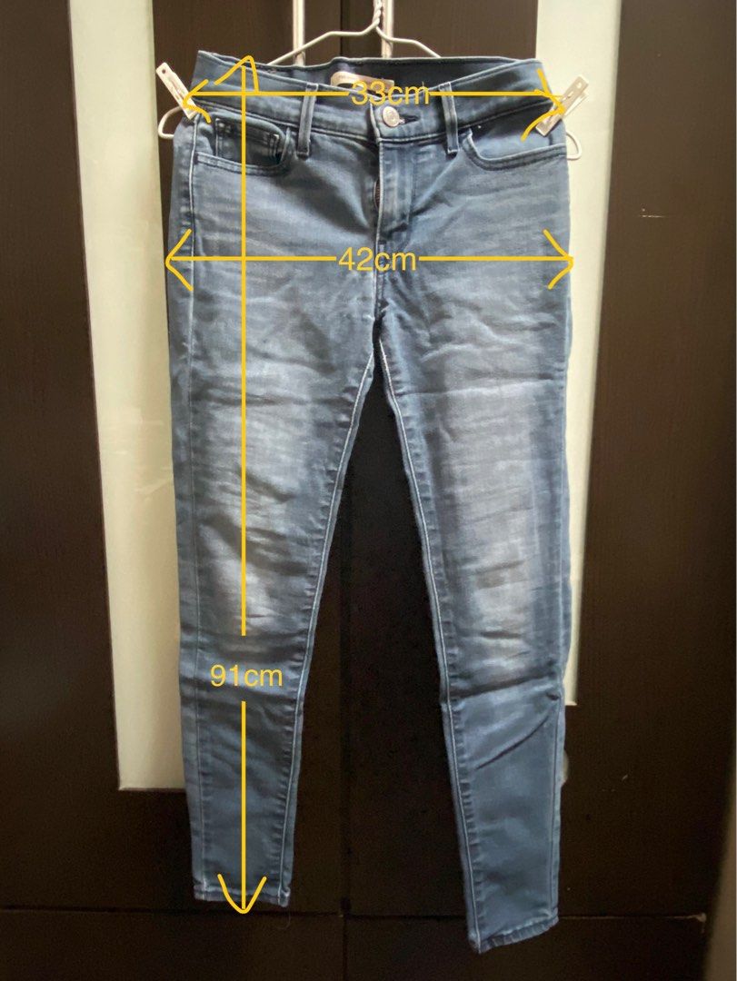 Levi's 710 super skinny size chart outlet