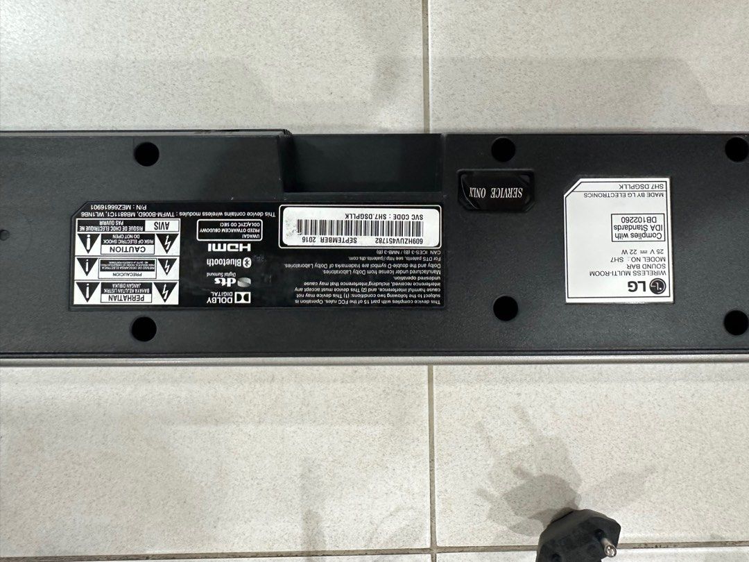 LG Wireless MultiRoom Sound Bar + LG Wireless Active Subwoofer, Audio