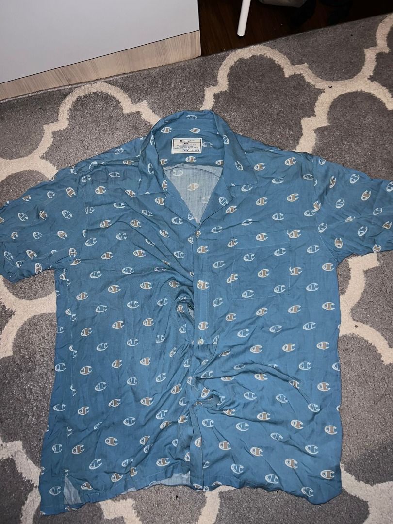 Champion button shop up shirt