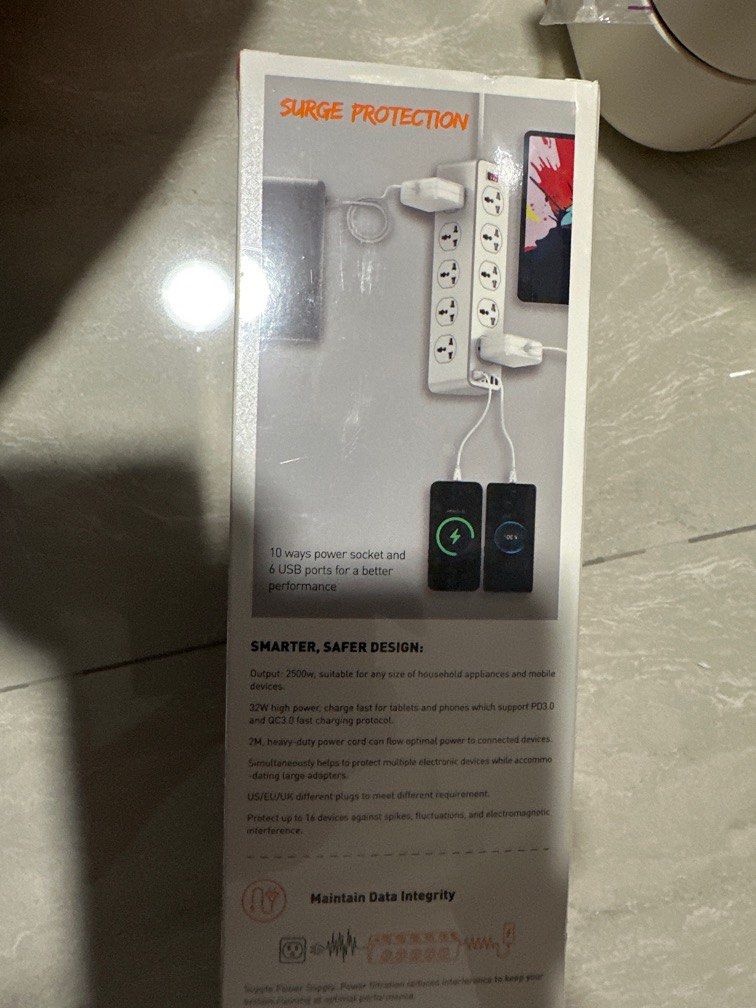 LONIO power socket, TV & Home Appliances, Electrical, Adaptors ...