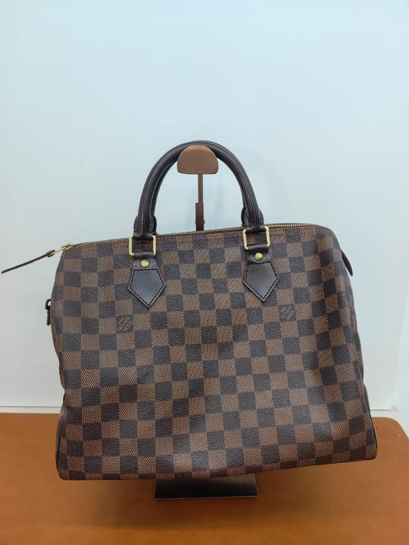 LOUIS VUITTON N41364 SPEEDY 30 DAMIER EBENE CANVAS GHW