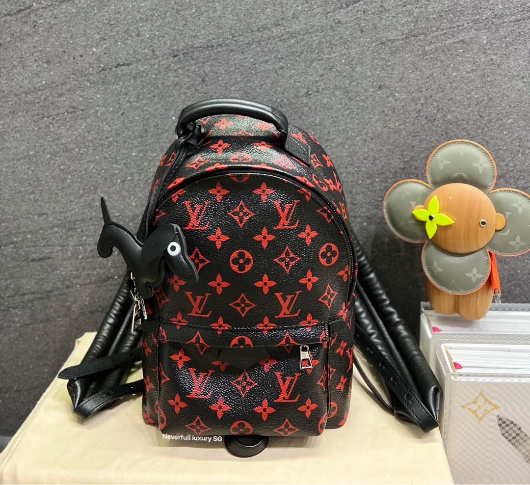 Louis vuitton mini backpack red and black shop