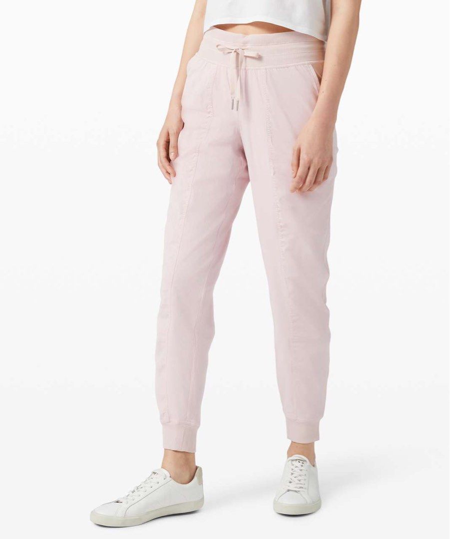 Lululemon pink joggers track pants sz0 suitable for kids