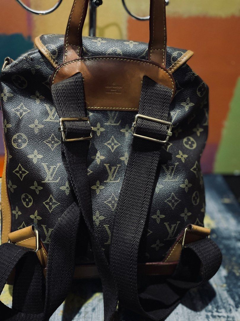 Lv canvas store backpack