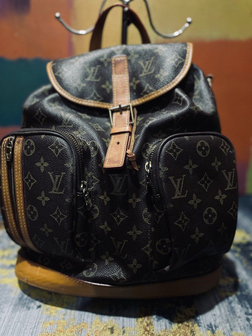 Lv canvas store backpack