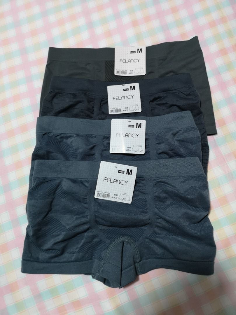 5pcs/set MUJI Woman Men Panties Underwear Boxers Briefs Panties