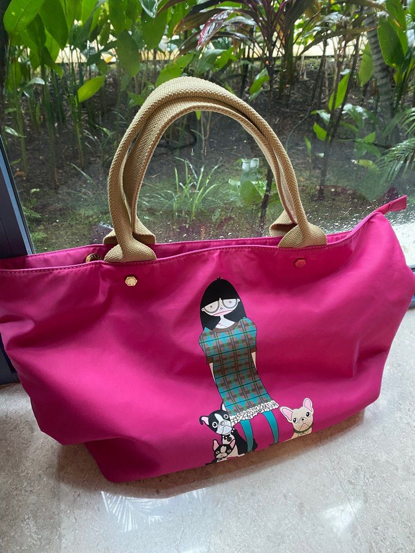 Marc by Marc Jacobs Pink Canvas Tote Luxury Bags Wallets on
