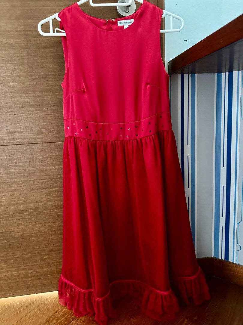 Marks and spencer red online dress autograph