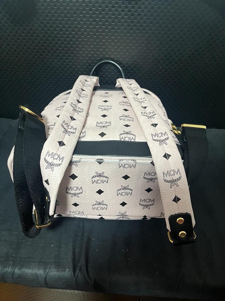 MCM Backpack (Category: Backpacks) located in Singapore. Submitted by mmmouse (Listing ID 1274535949, Image 4). Description: Like New MCM Baby Pink Back Pack...