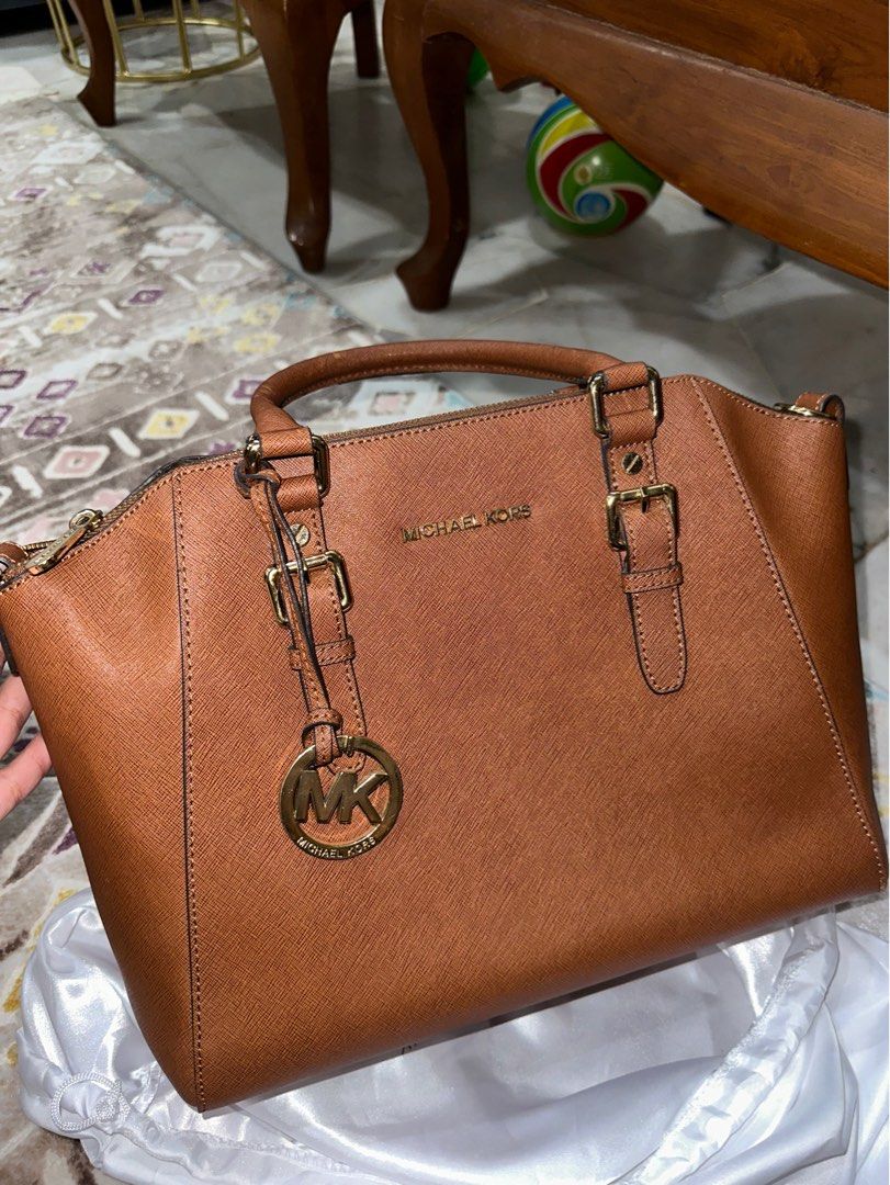 Mk tan sales handbag