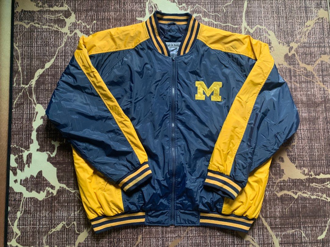 Michigan wolverines letterman jacket hot sale