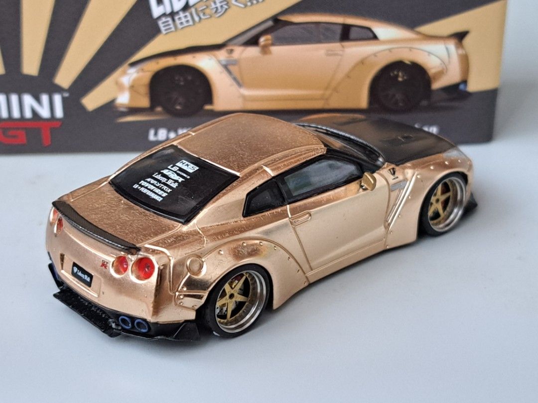 minigt 1/64 #40 GTR R35 日本靜岡2019 限定(二手已開, 有改軨) mini