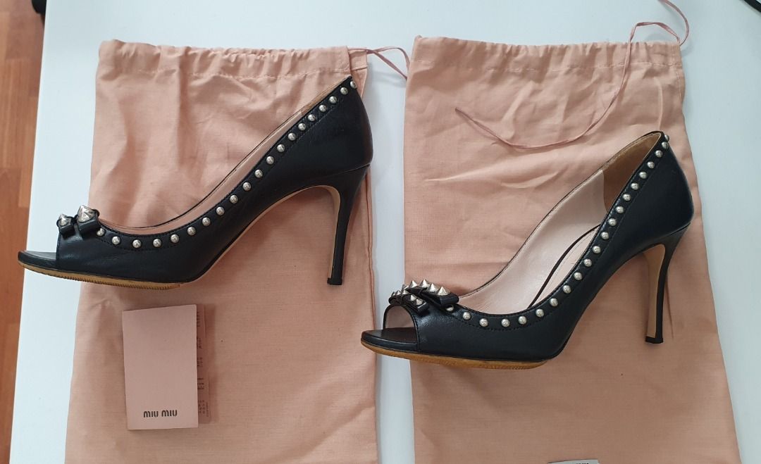 Miu miu stilettos hot sale