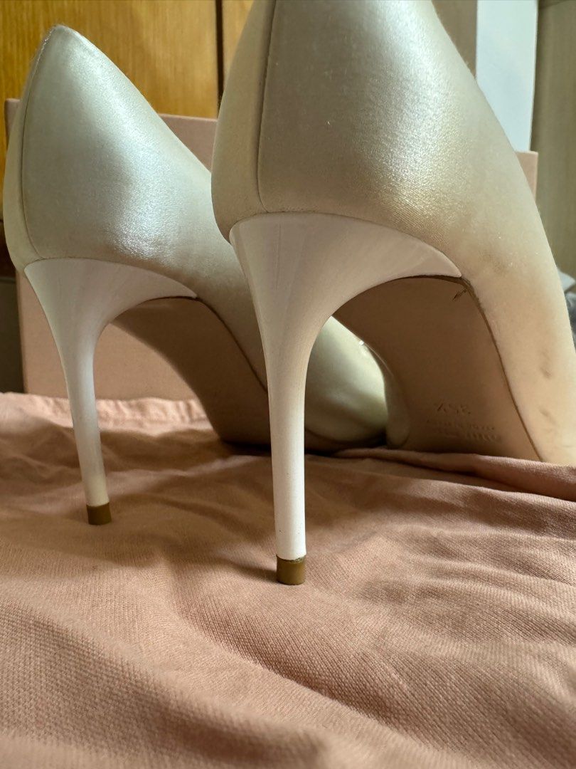 Miu miu bridal shoes hot sale