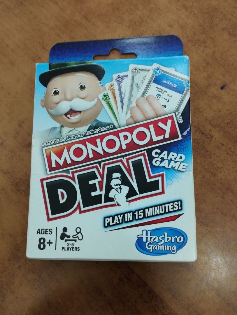 Parker Brothers Hasbro Gaming Monopoly Deal Card Game 