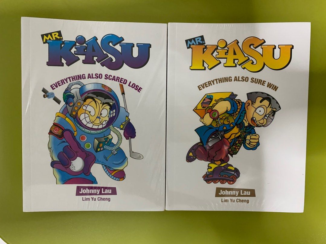 Mr Kiasu Comic (Category: Comics & Manga) located in Singapore. Submitted by gifts_seller (Listing ID 1274539421, Image 3). Description: Brand New Mr Kiasu Comic Series Iconic gifts for friends and family Singapore Comics 1. Everything also Want - $11 2. Everything must Grab -$11 3. Everything want Extra - $11 4. Everything number 1 -$11 5. Everything scared Lose -$11 6. Everything sure Win -$11 - Available 7. Everything talk Money -$11 8. Everyt